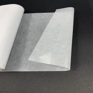 20g translucent white tissue paper detail, smooth wrapping material for apparel and food packaging.