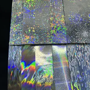 128g Laser Holographic Double Flash Badge Paper DIY Handmade Special Cardstock For Badge Base Paper Crafting Scrapbooking Decor