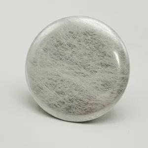 Round badge glitter film with silk texture effect, ideal for anime button pins and merch crafting.