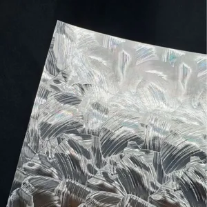 128g laser holographic double flash badge backing paper and cardstock for crafts