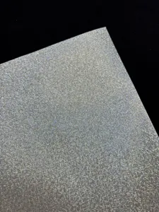 Holographic glitter special paper for metal badge backing, 128g double flash sheet