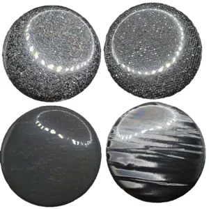Holographic badge backing paper round glitter insert card decorative paper for collectibles