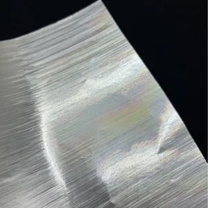 128g holographic laser cardstock brushed paper sheet for DIY crafts and badge backing use