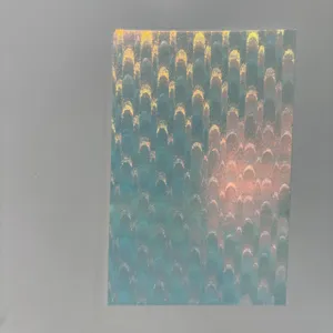 Holographic backing paper for badge DIY decoration, laser fine flash film for custom crafts.