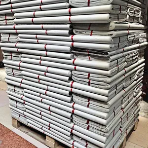 White Dust-Free Newsprint Wrapping Paper Stuffing For Bags Shoes Packaging Materials Protection Bulk Crumpled Shredded Cushioning Filler Paper Sheets
