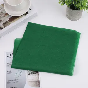 Green wrapping tissue paper for gift boxes, shoes, and flowers packaging. 14g.