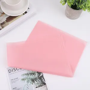 Pink tissue paper for gift wrapping, clothing, shoe box and flower packaging. Delicate 14g paper.