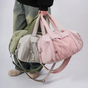 Leichte Reisetasche mit Schuhfach, Sport Fitness Schultertasche und Umhaengetasche fuer Unisex