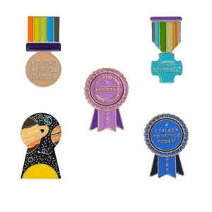 Cartoon Alloy Enamel Brooch Pin Funny Animal Starry Sky Badge Medal Clothes Backpack Lapel Pin Jewelry Accessories For Men Women