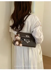Retro women shoulder bag luxury leather handbag vintage commute crossbody bag style