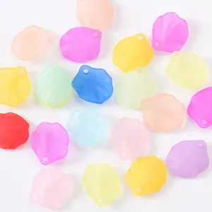 Perline Sfuse Petalo di Camelia Smerigliato Ciondoli Fiore Perla Artificiale Accessori Artigianato Gioielli