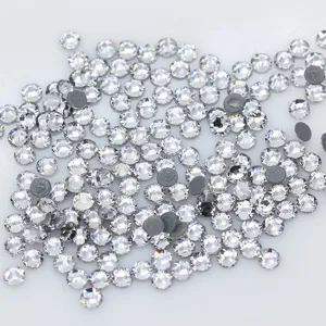 Flatback Rhinestones Glass Crystal Multi-Faceted Hotfix Stones For DIY Nail Art Garment Shoes Dress Decoration