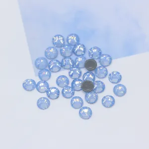 Glass Rhinestones Flatback Hotfix Crystals For DIY Garment Wedding Dress Decoration Rhinestone Embellishment Craft Supply