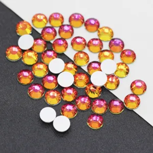 Flatback glass crystal rhinestones for DIY phone cases, nail art and craft accessories.