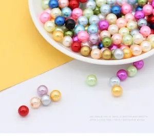 Perles d imitation ABS en vrac colorees 3-8mm pour bijoux DIY decoration de mariage