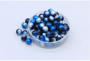 Farbverlauf ABS Perlen rund, bunte DIY Basteln Perlen als Fuellmaterial fuer Schmuck.