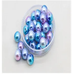 Perle artificiali ABS gradiente colorato perline sirena accessori nail art 3-12mm dettaglio