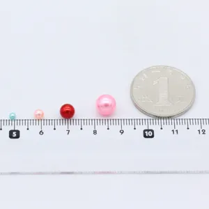 Perles d'imitation ABS pour la fabrication de bijoux DIY, travaux et déco de mariage.
