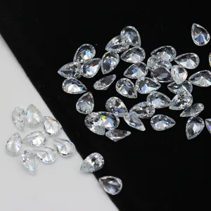 Diamanti in zircone cubico a forma di pera, strass DIY lucidi per decorazioni unghie fantastiche.