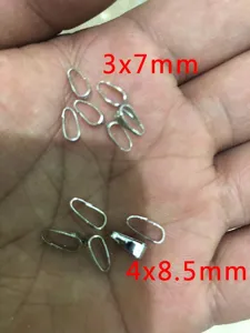 Metall Anhänger Klemmen für Schmuckherstellung, DIY Bails Verschlüsse in zwei praktischen Größen.