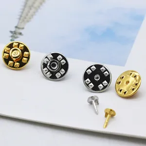 DIY brooch badge accessories gold and silver butterfly clutch lapel pin set 20pcs