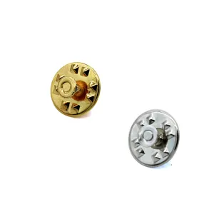 DIY brooch badge accessories gold silver butterfly clasp collar pin lapel clutch 20pcs