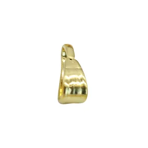 Goldfarbene Anhänger Öse Schmuckzubehör DIY Clip Verschluss für Halsketten Verbinder