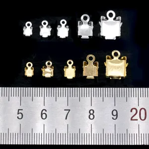 DIY jewelry findings claw chain connectors gold silver metal connectors for crafting