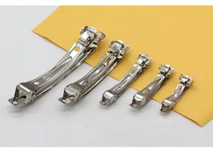 Metall Französische Spangen Rohlinge für DIY Haarschmuck, 5 verschiedene Größen Basteln.
