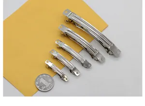 Metall Spangen Federklammern Rohlinge Haarklammern für DIY handgefertigte Schleifen Zubehör