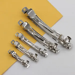 Metall Feder Haarspangen Rohlinge Set für DIY Haarschmuck Basteln in 5 verschiedenen Größen