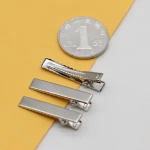 Metall Krokodil Haarklammern DIY Haarschmuck Entenschnabel Clips für handgemachte Schleifen