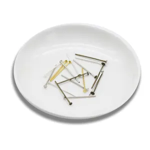 DIY metal head pins flat pins for handmade antique hair jewelry crafts accessories