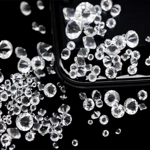 Strass in Vetro Trasparente Gemme di Cristallo con Retro Appuntito per Fai da Te Decorazione Custodia Unghie Accessori