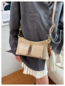 Sac a main tendance multipoches pour femme, sac bandouliere etepaule polyvalent.