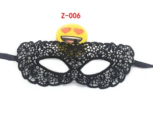 Black lace masquerade mask, sexy half face eye mask for Halloween party women and costume events.