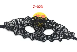 Black lace masquerade mask, half face sexy eye mask for women, Halloween party holiday costume.