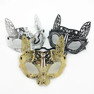 Metall Masken Detail, Laserschnitt hohles Design mit Strasssteinen, verschiedene Farben.