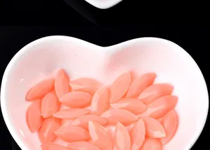Strass in resina marquise rosa senza foro accessori per artigianato di abbigliamento DIY