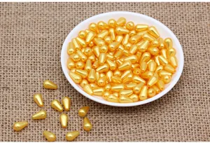 Gouden druppelvormige imitatieparels voor het maken van DIY sieraden en kledingaccessoires.