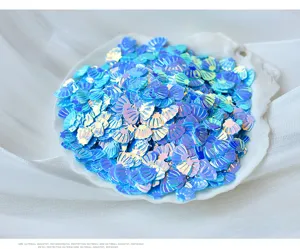 Irideszierende Muschel Pailletten für DIY Handwerk, Schleim Füllung und Bühnenkostüm.