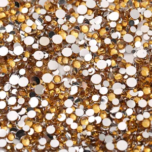 2-5mm mixed flatback resin rhinestones for nail art phone case DIY craft decoration 15g