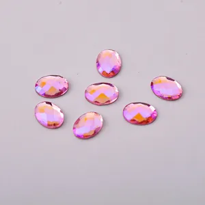 Laser Roze Platte Rug Nagel Strass Gemengde Vormen Glas Kristal Nail Art DIY Decoratie Glanzende Manicure Charms