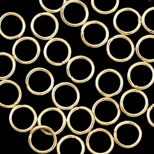 Vergoldete offene Biegeringe fuer Schmuckherstellung DIY Handwerk Metallringe Zubehoer
