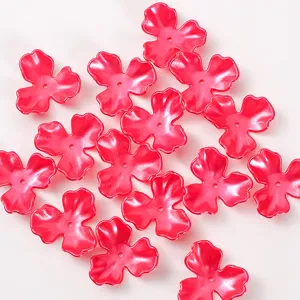27mm cuentas de flores pétalos abalorios para ramo de bricolaje joyería detalles.