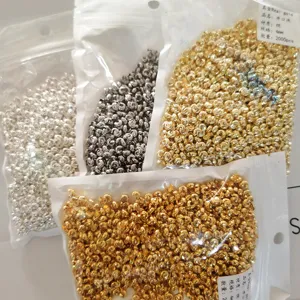 4mm open halve maan knijpkralen metalen C-vormige afstandskralen voor sieraden maken doe-het-zelf