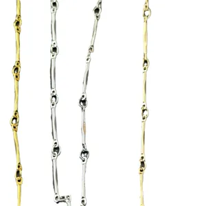 DIY chaine en metal avec maillons batonnets pour bijoux faits main bracelet collier