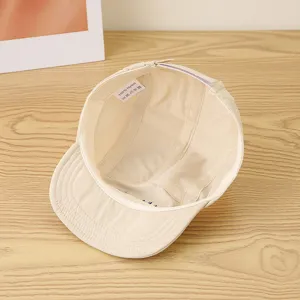Gorra de beisbol de nylon secado rapido infantil detalle interior etiqueta vista