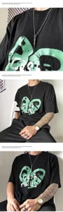 Men retro titanium steel vajra pestle necklace punk style gothic jewelry detail view.