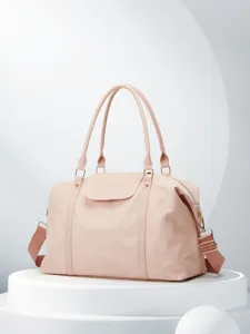 Bolso Tote de Tela Oxford de Gran Capacidad Bolso de Mano Casual para Viaje Bolso de Hombro de Moda Simple para Mujeres